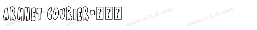 ArmNet Courier字体转换
